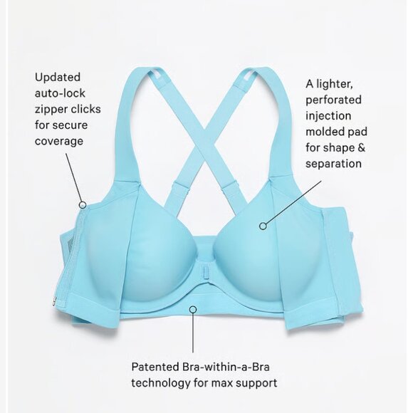 Victoria's Secret VSX Knockout Front Close Sports Bra Size 34C - Picture 3 of 7